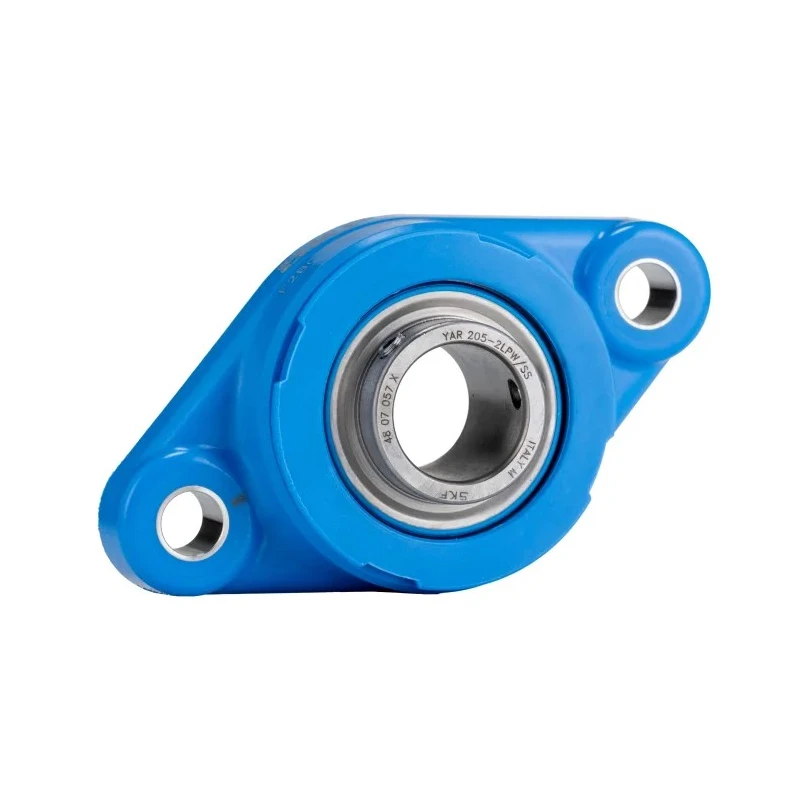 SKF 2 Hole Bearing Unit Stainless Steel, 25 mm ID, Length 171.5 mm, Width 38.8 mm, Depth 101.6 mm, Model F2BC 25M-TPSS