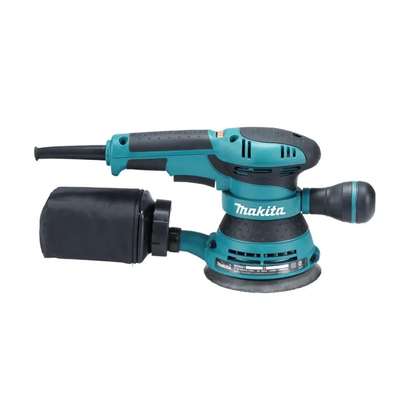 Makita 300W 125 mm Orbital Sander Corded 240V Hook & Loop Pad BO5041