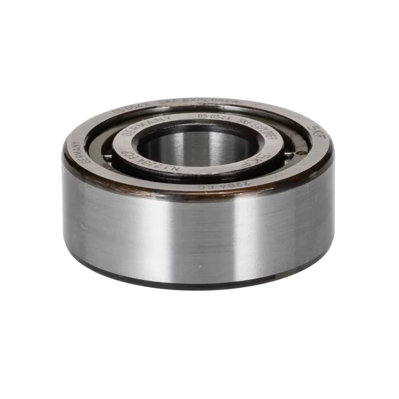 SKF Cylindrical Roller Bearing Parallel Bore 20 mm ID, 47 mm OD, 18 mm Width, Non-Metallic Cage NJ 2204 ECP