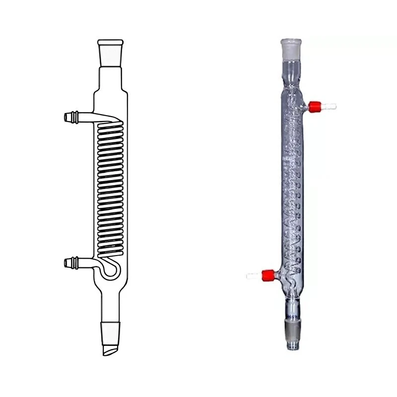 Coil Condensers Graham Jacket Distillate Type for lab image-1