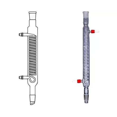 Coil Condensers Graham Jacket Distillate Type for lab image-1