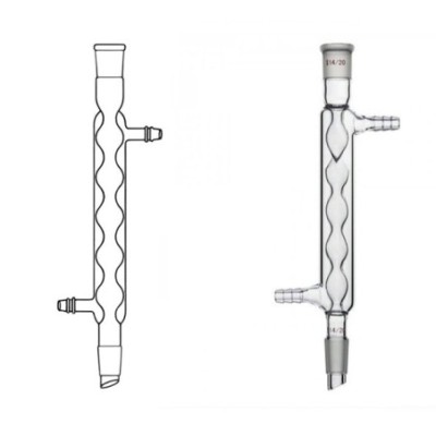 Allihn Condensers (Bulb Condenser) for lab image-1