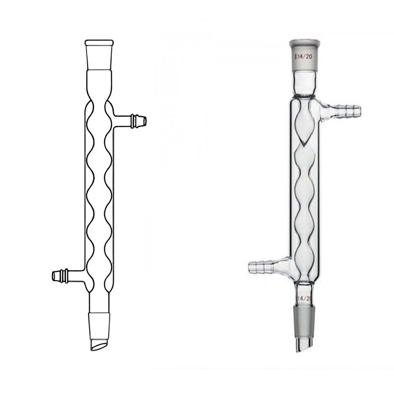 Allihn Condensers (Bulb Condenser) for lab image-1