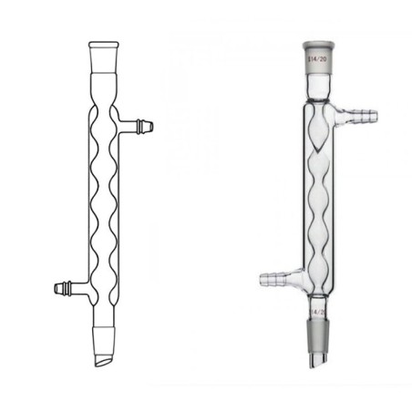Allihn Condensers (Bulb Condenser) for lab image-1