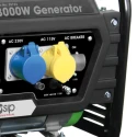 SIP Petrol Powered Generator 3kW Maximum Output, 2.7kW Continuous, 110V, 230V Output, 15L Fuel Tank Capacity, 47kg 25133