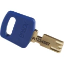 Brady Blue Safety Padlock Plastic Nylon, 4.72 mm Shackle Diameter, 25.40 mm Length 150183