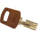 Brady Brown Steel Nylon Safety Padlock with 6.35 mm Shackle Diameter and 76.2 mm Shackle Length 150247