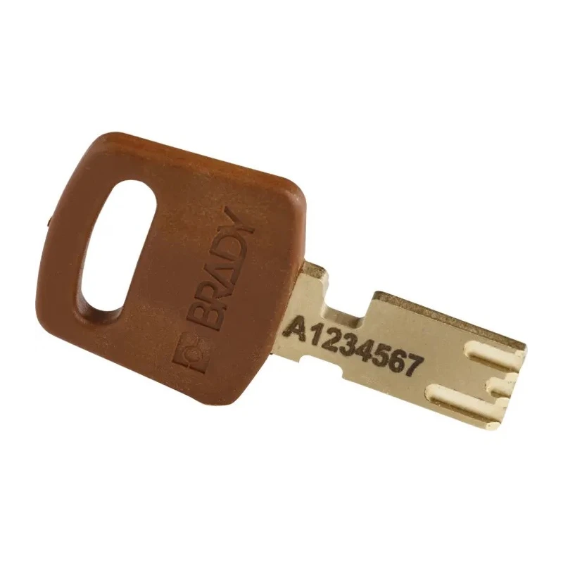 Brady Brown Steel Nylon Safety Padlock with 6.35 mm Shackle Diameter and 76.2 mm Shackle Length 150247