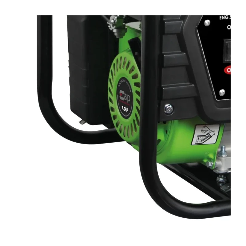SIP Petrol Powered Generator 3kW Maximum Output, 2.7kW Continuous, 110V, 230V Output, 15L Fuel Tank Capacity, 47kg 25133