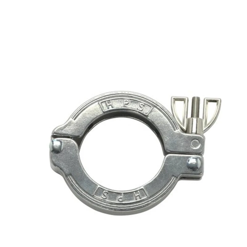 Stainless Steel Clips With Wing Nuts for 100mm Flat Flanges Lab image-1