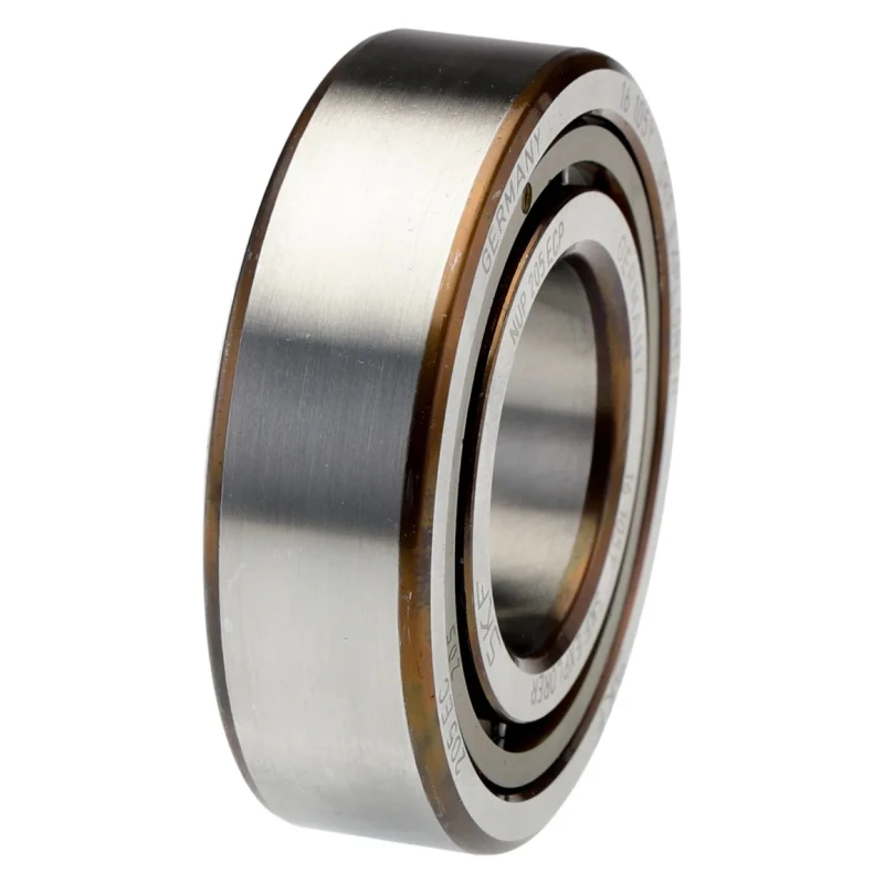 SKF Cylindrical Roller Bearing 25 mm ID, 52 mm OD, Race Width 15 mm, Non-Metallic Cage, Shielded, 16000 rpm NUP 205 ECP