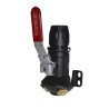Transair Brass 16 Bar Wall Bracket with Ball Valve and Lockable End Cap 6693 17 21
