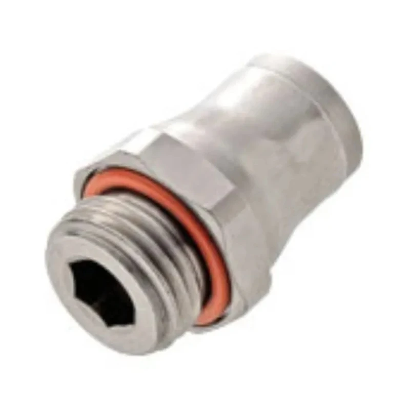Legris Pneumatic Threaded-to-Tube Male Push-In Fitting Stainless Steel 1/4 in G 6 mm 3801 06 13