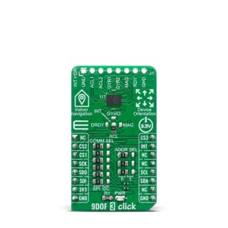 MikroElektronika Sensor Development Tool 9DOF 3 Click for BMX055 BMX055  3.3V