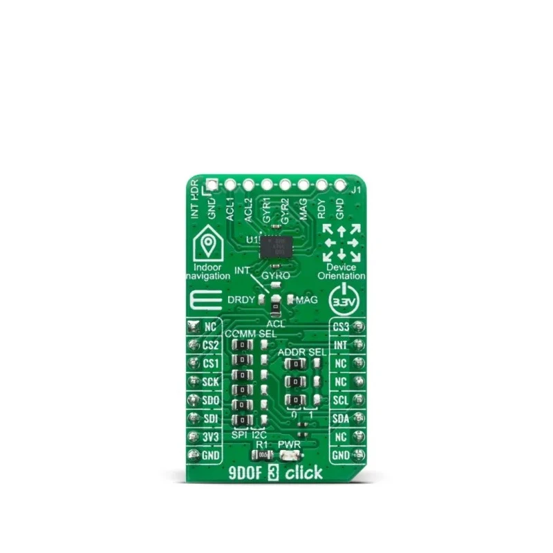 MikroElektronika Sensor Development Tool 9DOF 3 Click for BMX055 BMX055  3.3V
