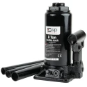 SIP 8 Ton Bottle Jack with Screw Extension, Serrated Saddle, Heavy-Duty Cast Iron Base, Safety Valve 03656