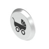 EAO Push Button Lens Round Cap Type for Use with 56 Series 56-6.00001