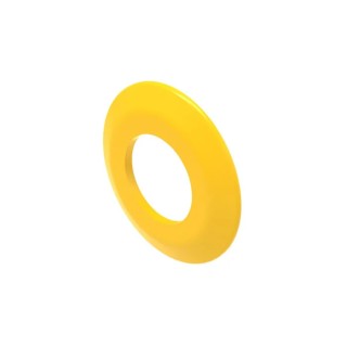 EAO Push Button Bezel Yellow Round Plastic for Use with 56 Series 56-1400