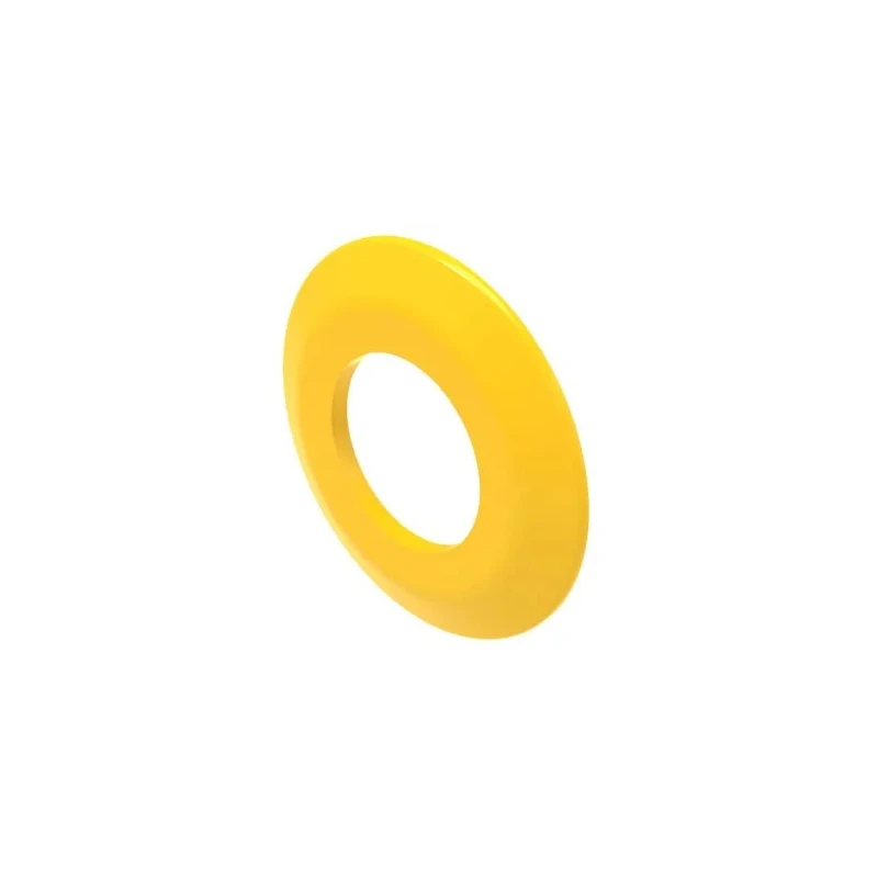 EAO Push Button Bezel Yellow Round Plastic for Use with 56 Series 56-1400