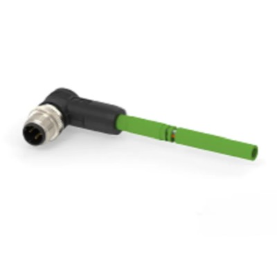 TE Connectivity Cat5e Shielded Green Polyurethane Jacket Ethernet Cable 2m TAD14145101-020