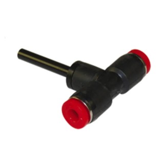 Norgren Pneumatic Push-In Tubing Fitting Pneufit C Series, Push In 6 mm Connection, Polybutylene Material, Nickel C00630806