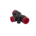 Norgren Pneufit C Series Pneumatic Fitting Push-In Tube Connector 6 mm Nickel Plated C006A0604