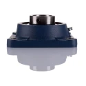 SKF Flange Bearing Unit, 4 Hole Cylindrical Bore, 40 mm ID, Steel Housing, Set Screw Locking, 4800rpm, 19kN Static FY 40 TF