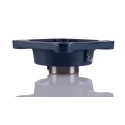 SKF Flange Bearing Unit, 4 Hole Cylindrical Bore, 40 mm ID, Steel Housing, Set Screw Locking, 4800rpm, 19kN Static FY 40 TF