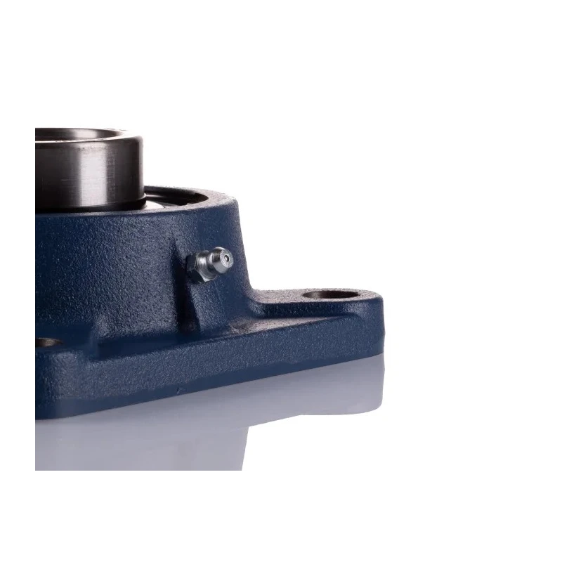 SKF Flange Bearing Unit, 4 Hole Cylindrical Bore, 40 mm ID, Steel Housing, Set Screw Locking, 4800rpm, 19kN Static FY 40 TF