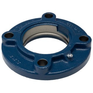 SKF 4 Hole Cylindrical Flange Bearing Unit 85 mm Inside Diameter Cast Iron FYC 509