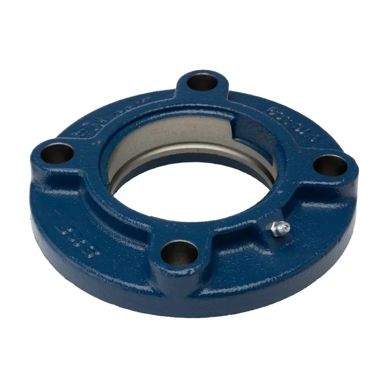 SKF 4 Hole Cylindrical Flange Bearing Unit 85 mm Inside Diameter Cast Iron FYC 509