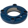 SKF 4 Hole Cylindrical Flange Bearing Unit 85 mm Inside Diameter Cast Iron FYC 509
