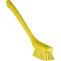 Vikan Yellow Scrubbing Brush with 46 mm Polybutylene Terephthalate Bristle Length 41856