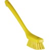 Vikan Yellow Scrubbing Brush with 46 mm Polybutylene Terephthalate Bristle Length 41856