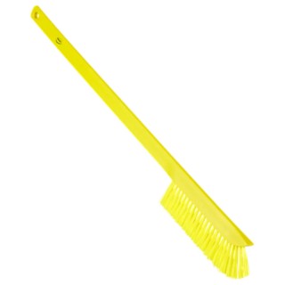Vikan Yellow Scrubbing Brush with 40 mm Polybutylene Terephthalate Bristle Length 41976
