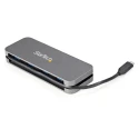 StarTech.com 4 Port USB 3.0 USB Hub, USB Powered, Plastic Housing, Compact Design HB30CM4AB