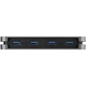 StarTech.com 4 Port USB 3.0 USB Hub, USB Powered, Plastic Housing, Compact Design HB30CM4AB