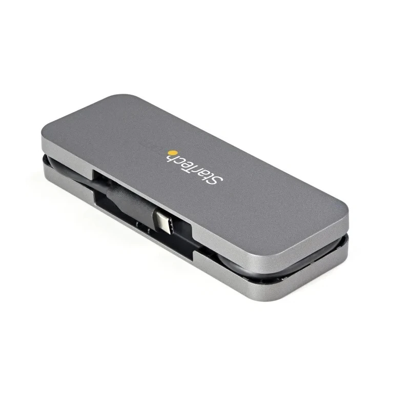 StarTech.com 4 Port USB 3.0 USB Hub, USB Powered, Plastic Housing, Compact Design HB30CM4AB