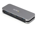 StarTech.com 4 Port USB 3.0 USB Hub, USB Powered, Plastic Housing, Compact Design HB30CM4AB