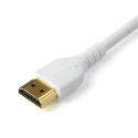 StarTech.com HDMI Cable 2 m, 4K @ 60Hz, Male HDMI to Male HDMI, HDMI 2.0, Thermoplastic Elastomer Jacket, White RHDMM2MPW
