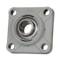 SKF Flanged Bearing Unit, Composite Body, 20 mm Inside Diameter, 4 Hole Mount, Cylindrical Bore, FYWK 20 YTH