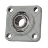 SKF Flanged Bearing Unit, Composite Body, 20 mm Inside Diameter, 4 Hole Mount, Cylindrical Bore, FYWK 20 YTH