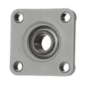 SKF Flanged Bearing Unit, Composite Body, 20 mm Inside Diameter, 4 Hole Mount, Cylindrical Bore, FYWK 20 YTH