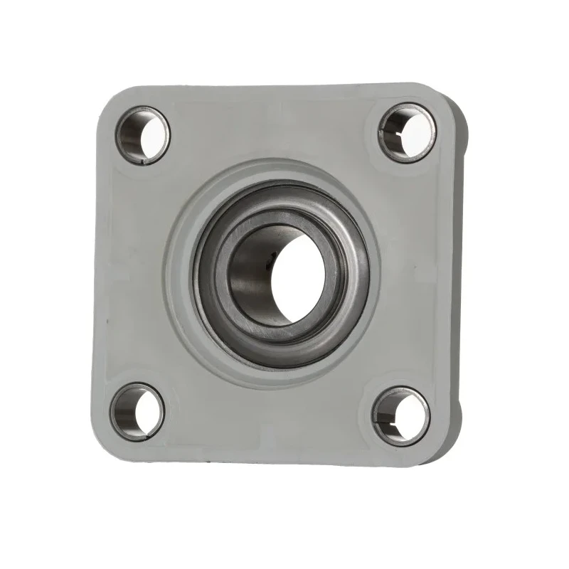 SKF Flanged Bearing Unit, Composite Body, 20 mm Inside Diameter, 4 Hole Mount, Cylindrical Bore, FYWK 20 YTH