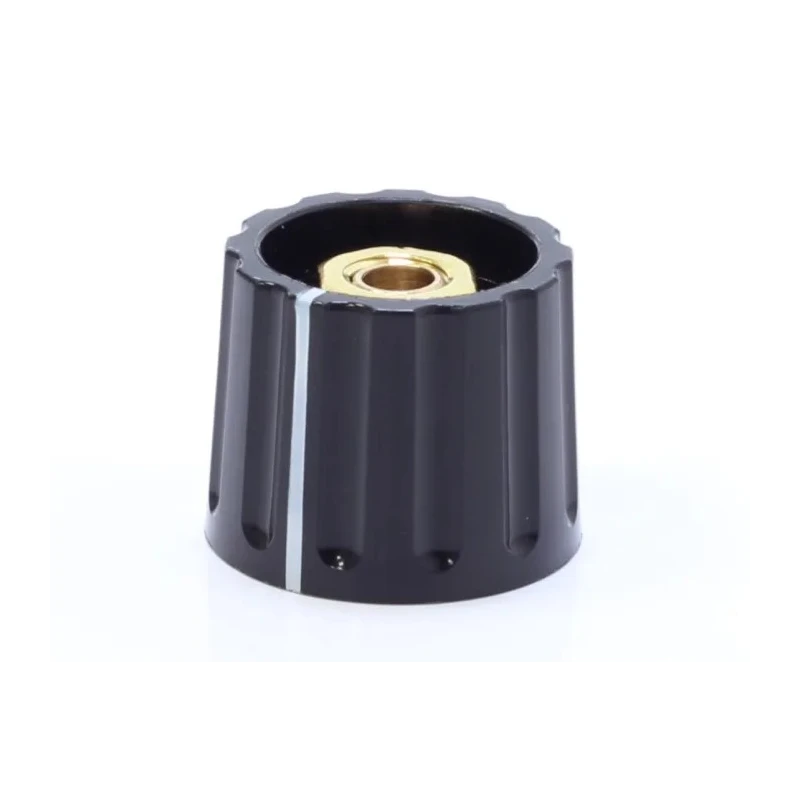 Elma Black Rotary Collet Knob for use with Rotary Switch 021-4520