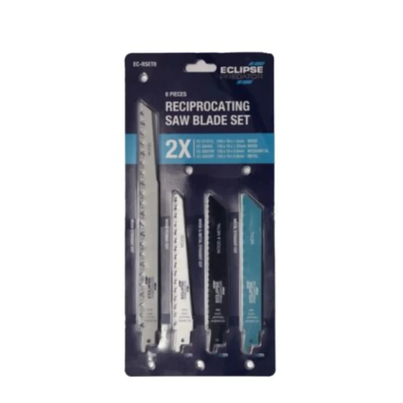 Eclipse High Carbon Steel Wood and Metal Reciprocating Saw Blade 240 mm EC-RSET8