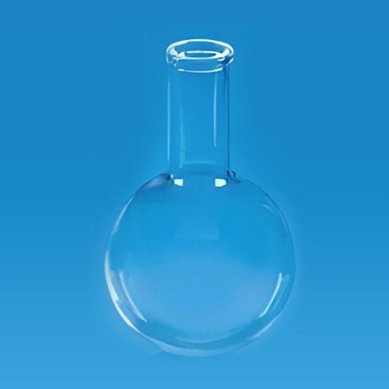 Flat Bottom Flask Short Neck With Socket for lab image-1