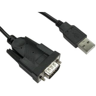 RS PRO USB Type A to Male to D-Sub 9-Pin Male Adapter 220-6494