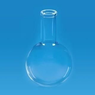 Flat Bottom Flask Medium Neck With Socket for lab image-1