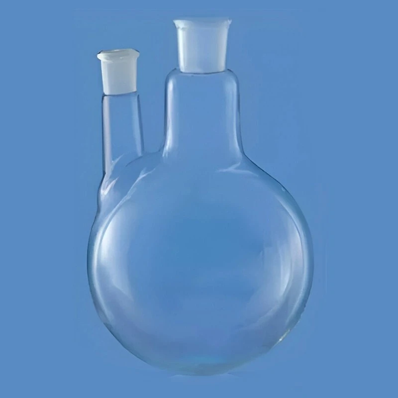 Round Bottom Flask Two Neck for lab image-1